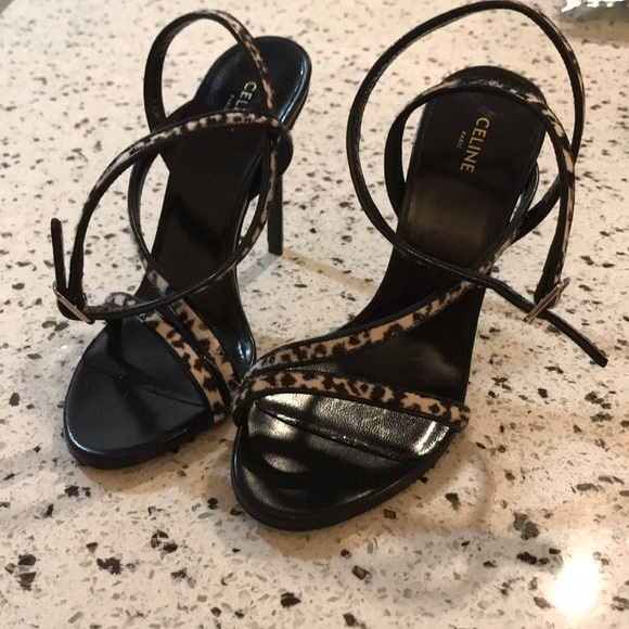 (SOLD) Celine Thin Strap Sandals - Picture 6 of 7